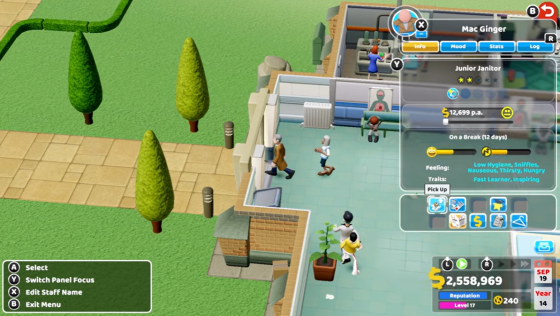 Two Point Hospital Screenshot 30 (Nintendo Switch (EU Version))