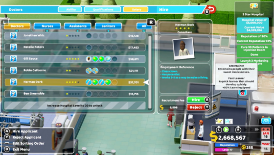 Two Point Hospital Screenshot 42 (Nintendo Switch (EU Version))