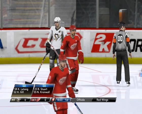 NHL 2K9 Screenshot 19 (Nintendo Wii (EU Version))