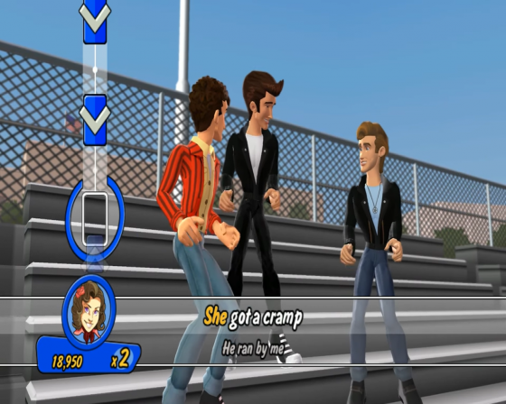 Grease: The Official Video Game Screenshot 8 (Nintendo Wii (US Version))