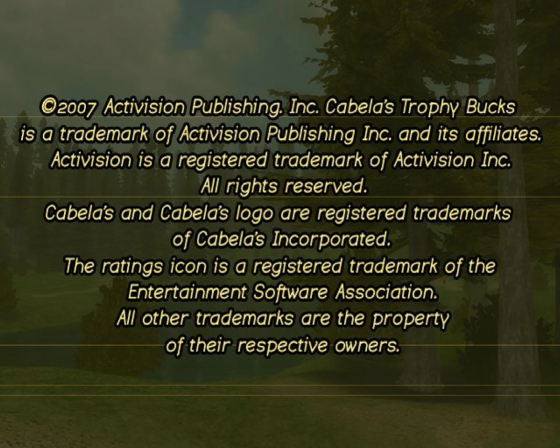 Cabela's Trophy Bucks Screenshot 39 (Nintendo Wii (US Version))