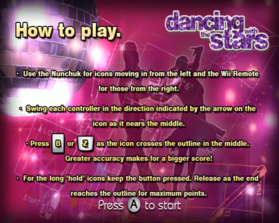 Dancing With The Stars Screenshot 33 (Nintendo Wii (US Version))