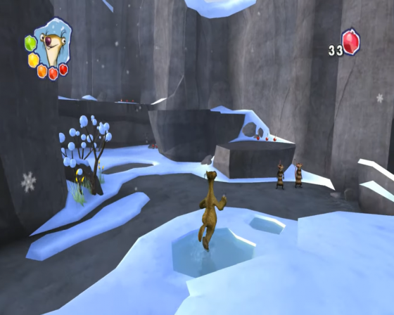 Ice Age 3: Dawn of the Dinosaurs Screenshot 22 (Nintendo Wii (US Version))