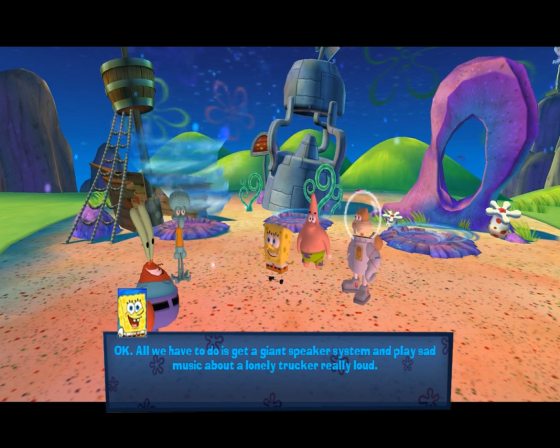 SpongeBob SquarePants: Plankton's Robotic Revenge Screenshot 10 (Nintendo Wii (US Version))