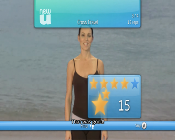 New U Fitness First Mind Body: Yoga & Pilates Workout Screenshot 33 (Nintendo Wii (US Version))