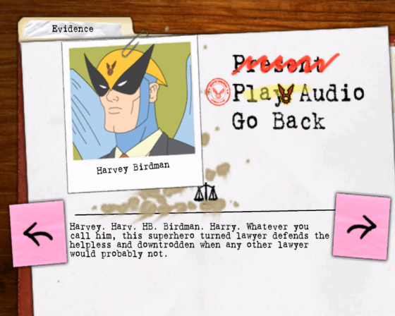 Harvey Birdman: Attorney At Law Screenshot 16 (Nintendo Wii (US Version))