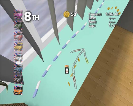 Mini Desktop Racing Screenshot 5 (Nintendo Wii (US Version))