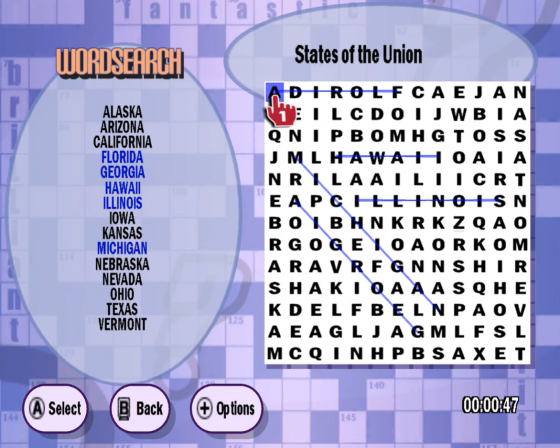 Puzzle Challenge: Crosswords And More! Screenshot 5 (Nintendo Wii (US Version))