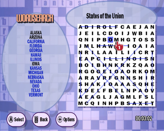 Puzzle Challenge: Crosswords And More! Screenshot 6 (Nintendo Wii (US Version))