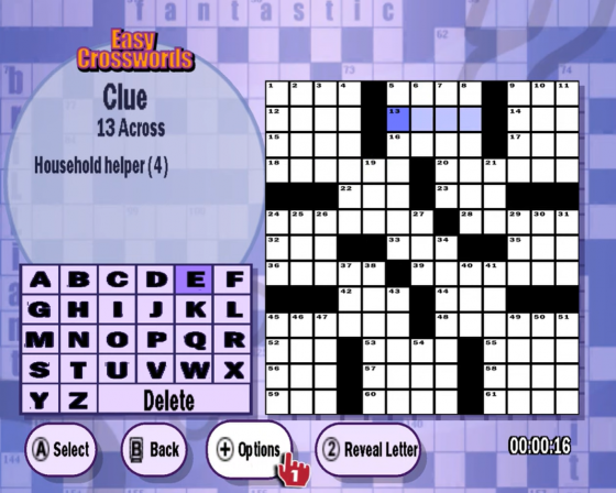 Puzzle Challenge: Crosswords And More! Screenshot 11 (Nintendo Wii (US Version))