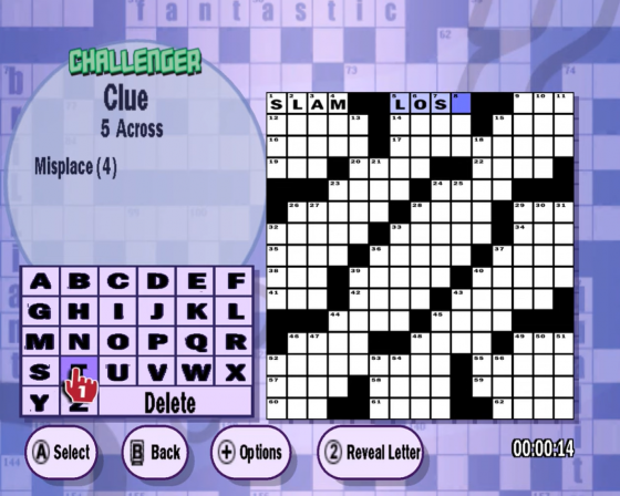 Puzzle Challenge: Crosswords And More! Screenshot 13 (Nintendo Wii (US Version))