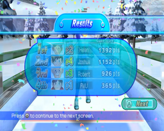 Family Party: 30 Great Games Winter Fun Screenshot 22 (Nintendo Wii (US Version))