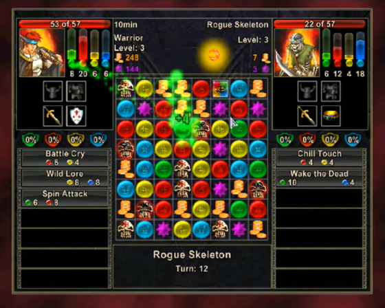 Puzzle Quest: Challenge Of The Warlords Screenshot 14 (Nintendo Wii (US Version))