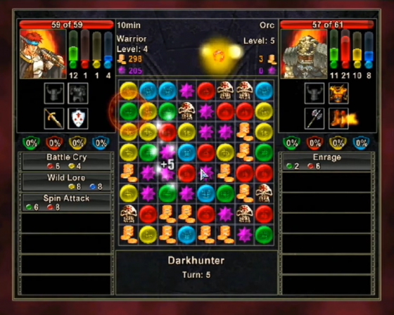 Puzzle Quest: Challenge Of The Warlords Screenshot 33 (Nintendo Wii (US Version))