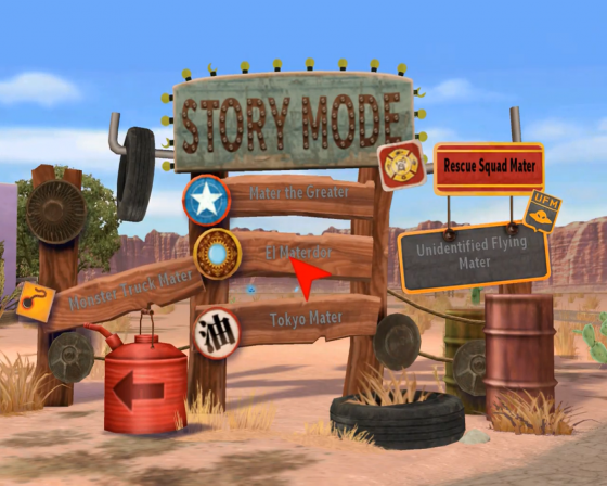 Cars Toon: Mater's Tall Tales Screenshot 32 (Nintendo Wii (US Version))