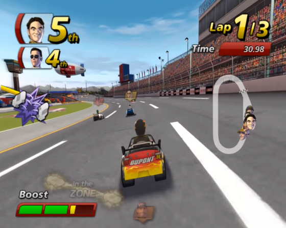 NASCAR Kart Racing Screenshot 8 (Nintendo Wii (US Version))