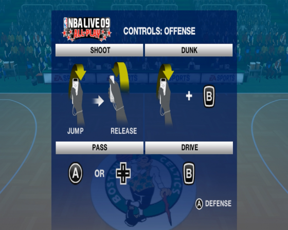 NBA Live 09 All-Play Screenshot 33 (Nintendo Wii (US Version))