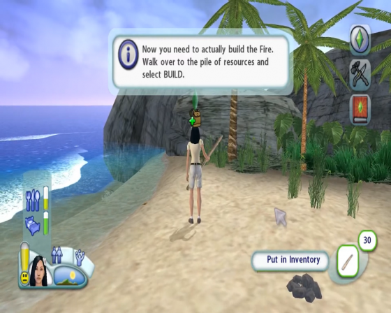 The Sims 2: Castaway Screenshot 17 (Nintendo Wii (EU Version))