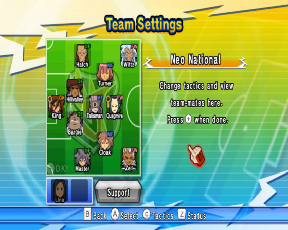 Inazuma Eleven Strikers Screenshot 37 (Nintendo Wii (EU Version))