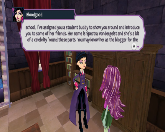 Monster High: New Ghoul In School Screenshot 9 (Nintendo Wii (US Version))