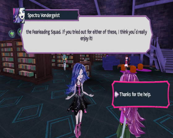 Monster High: New Ghoul In School Screenshot 32 (Nintendo Wii (US Version))