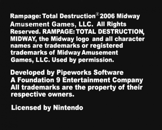 Rampage: Total Destruction Screenshot 49 (Nintendo Wii (US Version))