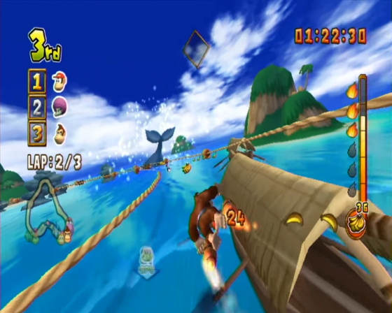 Donkey Kong: Jet Race Screenshot 7 (Nintendo Wii (EU Version))