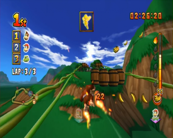 Donkey Kong: Jet Race Screenshot 30 (Nintendo Wii (EU Version))