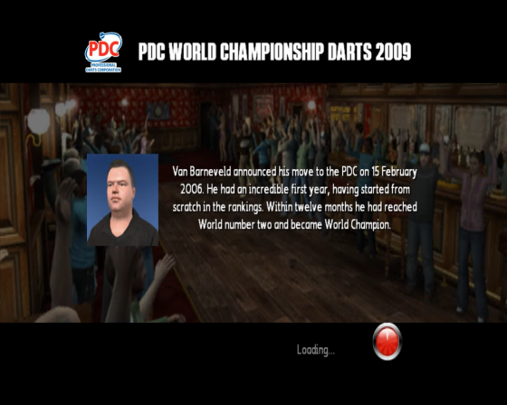 PDC World Championship Darts 2009 Screenshot 27 (Nintendo Wii (EU Version))