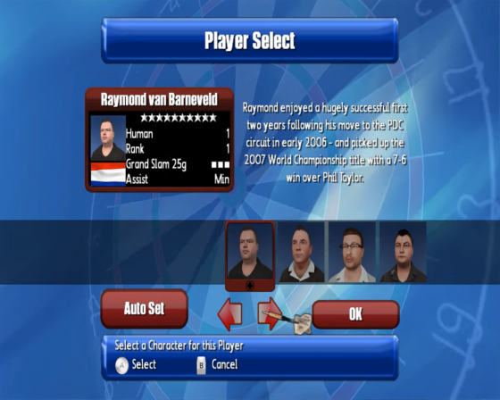 PDC World Championship Darts 2009 Screenshot 28 (Nintendo Wii (EU Version))