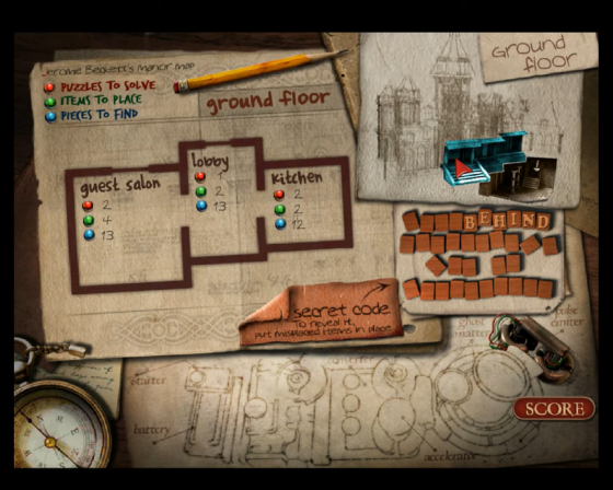 Mortimer Beckett And The Secrets Of Spooky Manor Screenshot 5 (Nintendo Wii (US Version))