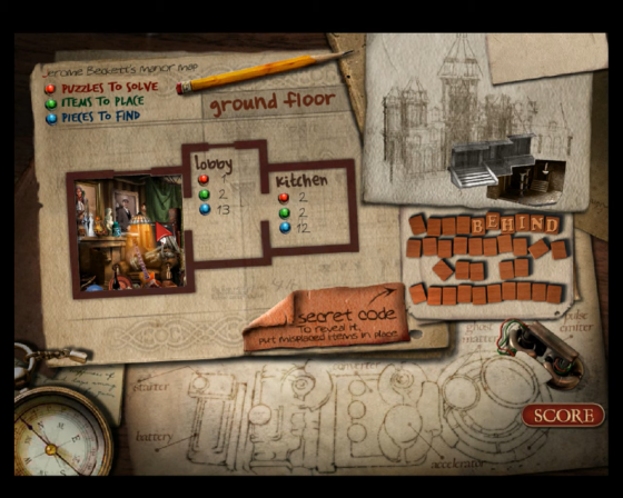 Mortimer Beckett And The Secrets Of Spooky Manor Screenshot 6 (Nintendo Wii (US Version))