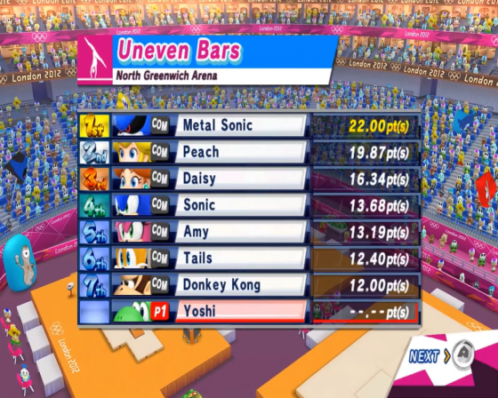 Mario & Sonic At The London 2012 Olympic Games Screenshot 29 (Nintendo Wii (US Version))