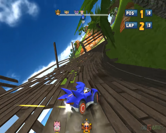 Sonic & Sega All-Stars Racing Screenshot 17 (Nintendo Wii (US Version))