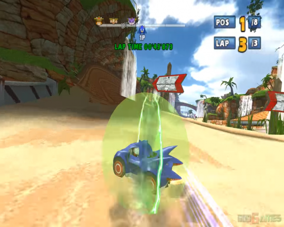 Sonic & Sega All-Stars Racing Screenshot 19 (Nintendo Wii (US Version))