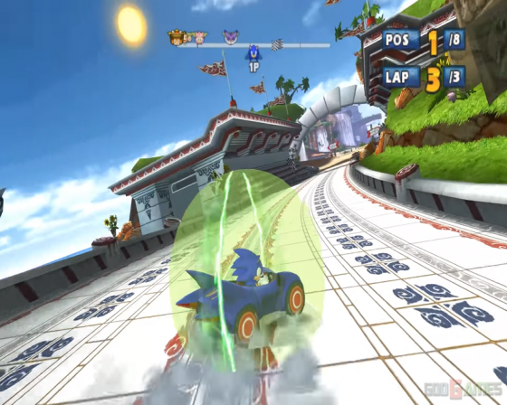 Sonic & Sega All-Stars Racing Screenshot 24 (Nintendo Wii (US Version))