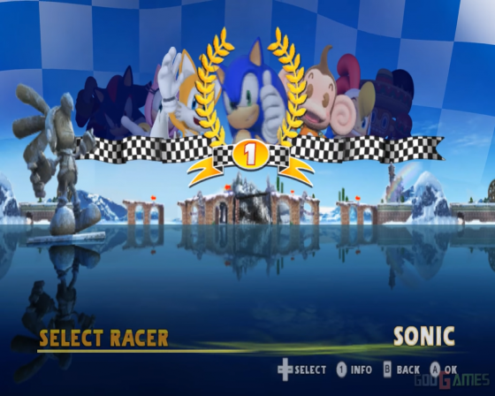 Sonic & Sega All-Stars Racing Screenshot 42 (Nintendo Wii (US Version))