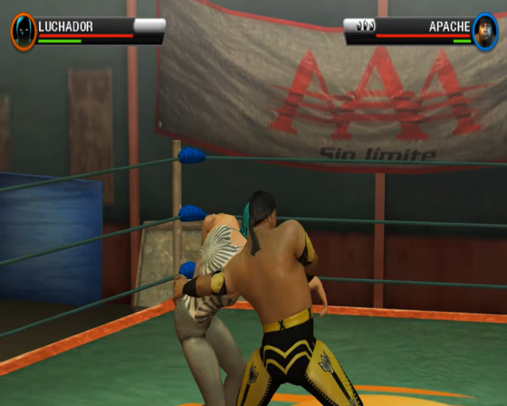 Lucha Libre AAA Heroes del Ring Screenshot 10 (Nintendo Wii (US Version))