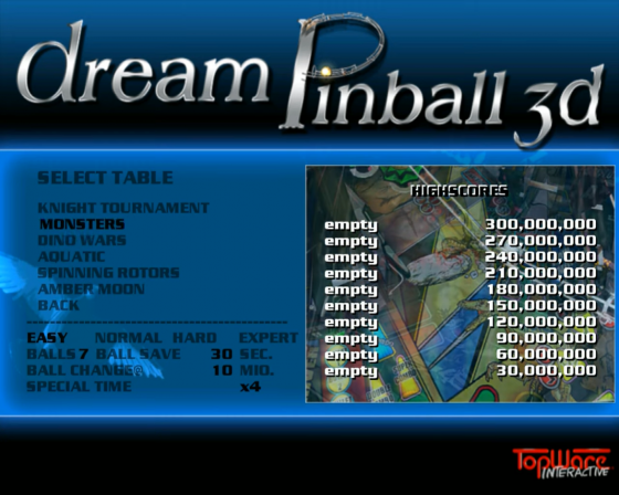 Dream Pinball 3D Screenshot 8 (Nintendo Wii (US Version))