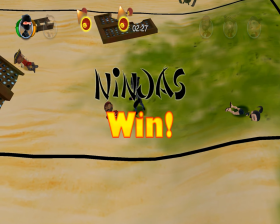 Pirates Vs. Ninjas Dodgeball Screenshot 9 (Nintendo Wii (US Version))