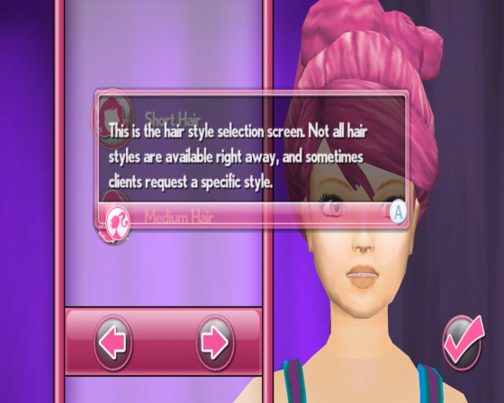 Barbie: Jet, Set & Style! Screenshot 10 (Nintendo Wii (US Version))