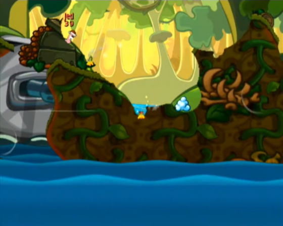 Worms: Battle Islands Screenshot 13 (Nintendo Wii (US Version))