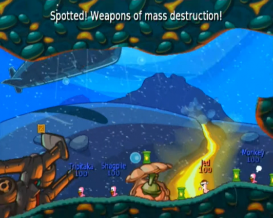 Worms: Battle Islands Screenshot 29 (Nintendo Wii (EU Version))