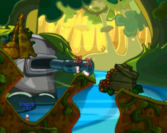 Worms: Battle Islands Screenshot 31 (Nintendo Wii (EU Version))