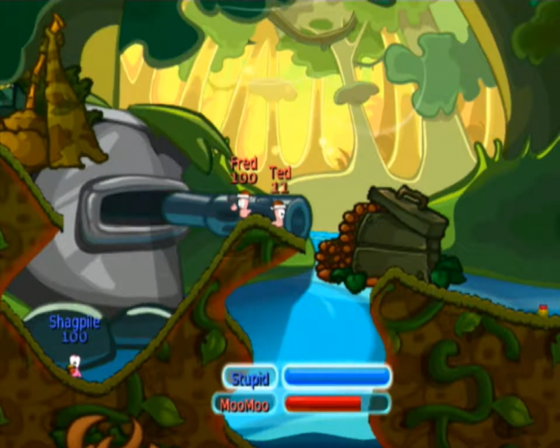 Worms: Battle Islands Screenshot 32 (Nintendo Wii (EU Version))