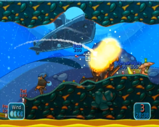 Worms: Battle Islands Screenshot 43 (Nintendo Wii (US Version))