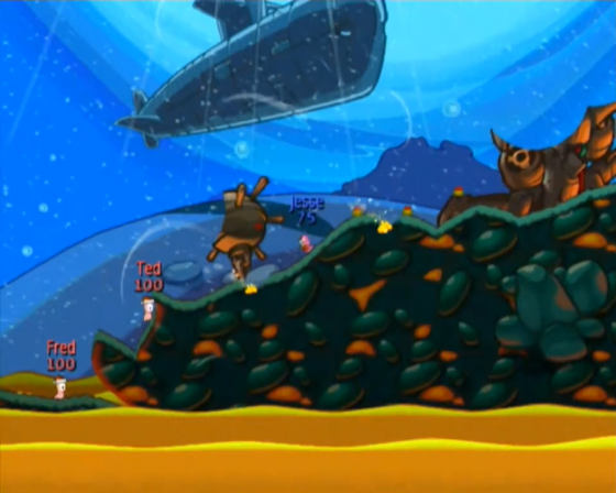 Worms: Battle Islands Screenshot 44 (Nintendo Wii (EU Version))