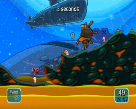 Worms: Battle Islands Screenshot 49 (Nintendo Wii (EU Version))