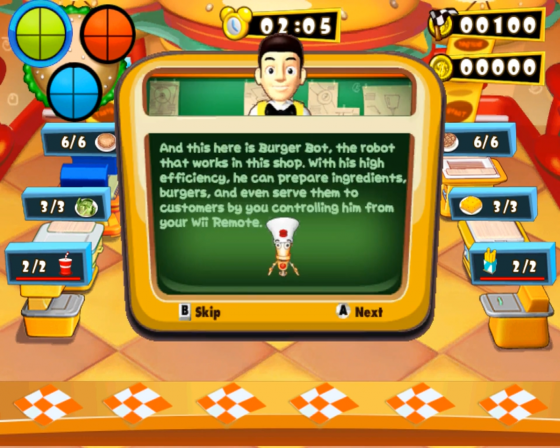 Burger Bot Screenshot 14 (Nintendo Wii (US Version))