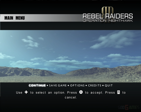 Rebel Raiders: Operation Nighthawk Screenshot 42 (Nintendo Wii (US Version))